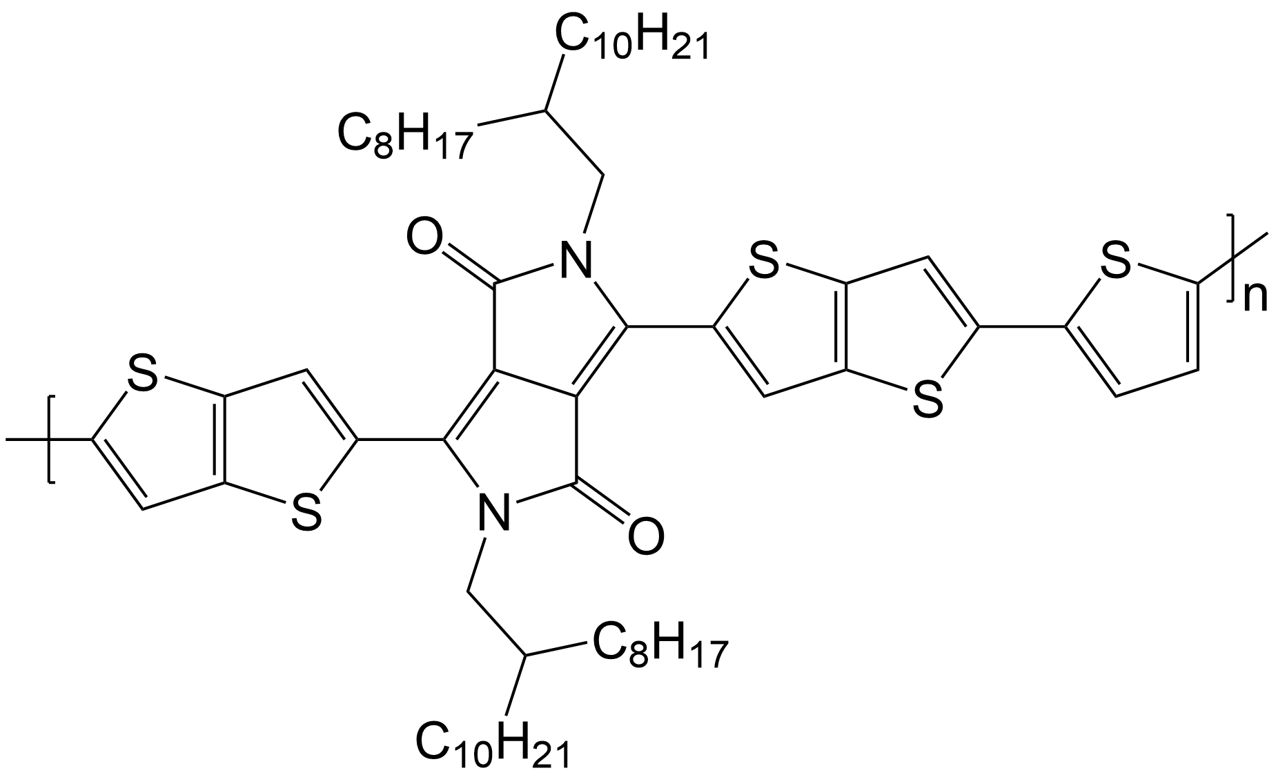 Poly[3-(5-methylthieno[3,2-b] thiophen-2-yl)-6-(5-(5-methylthiophen-2-yl)thieno[3,2-b]thiophen-2-yl)-2,5-bis(2-octyldodecyl)-2,5-dihydropyrrolo[3,4-c]pyrrole-1,4-dione]/